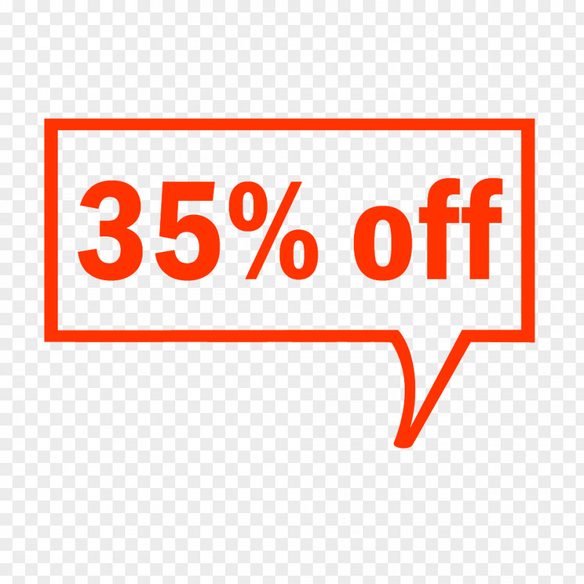 35% Off Tag. PNG