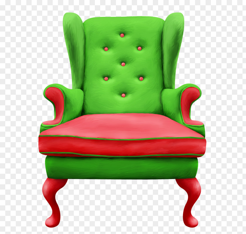 Chair Fauteuil Image Couch Green PNG