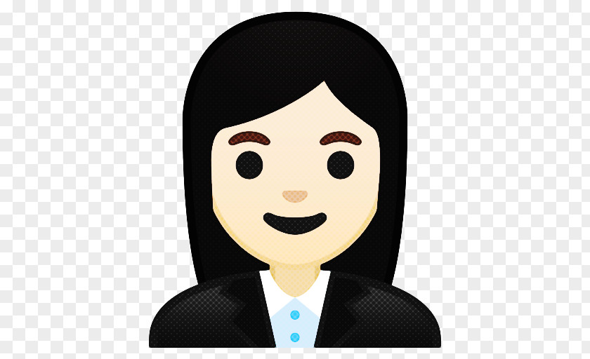 Formal Wear Gentleman Emoji Hair PNG