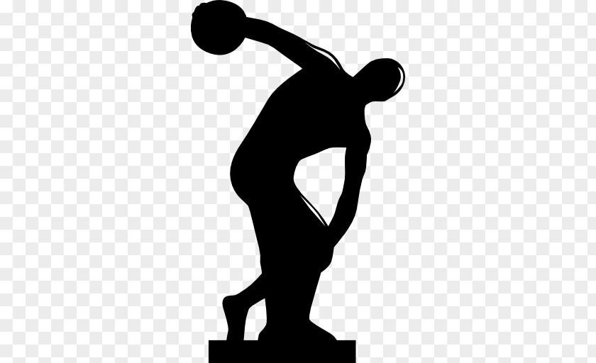 Greek Statue Discobolus Ancient Sculpture Monument PNG