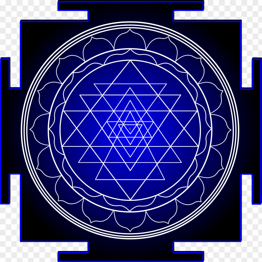 Mandala Sri Yantra Mantra Meditation PNG