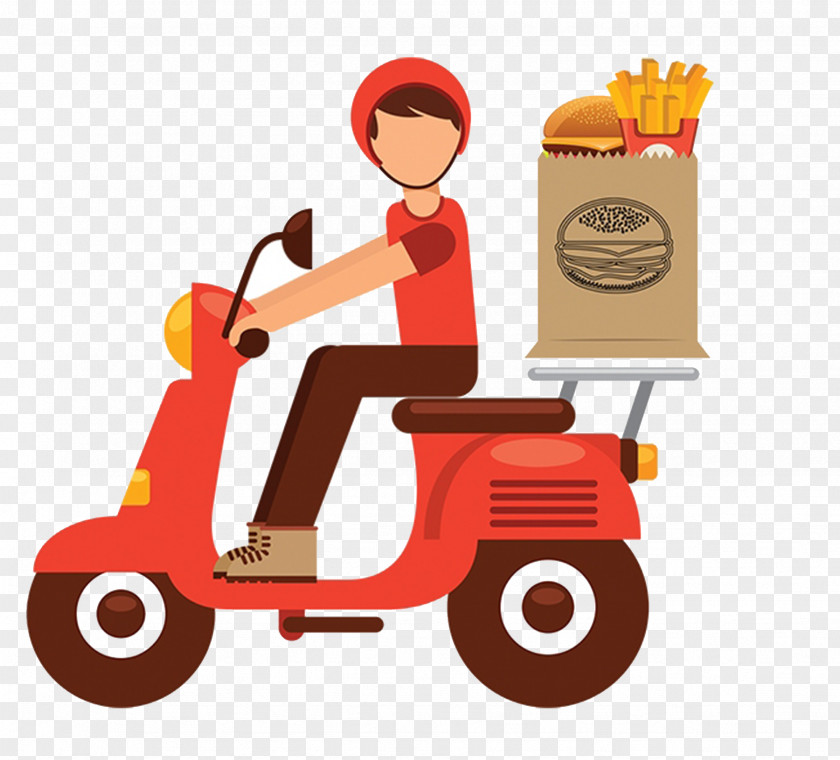Toy Package Delivery Pizza Art PNG