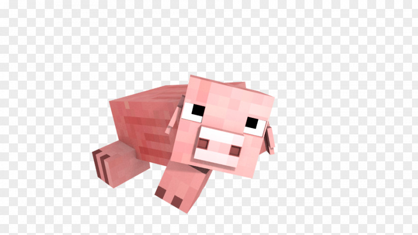 Minecraft Pig Lying Down PNG Down, pig clipart PNG