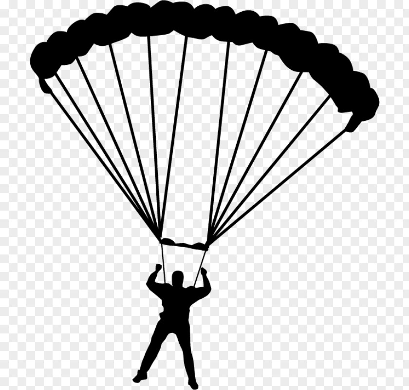 Parachute Parachuting Drawing Paratrooper PNG