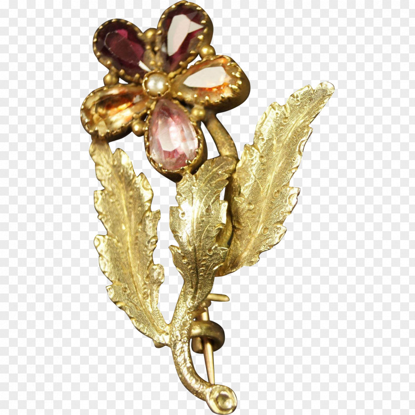 Brooch Jewellery Gold Clothing Accessories Gemstone PNG
