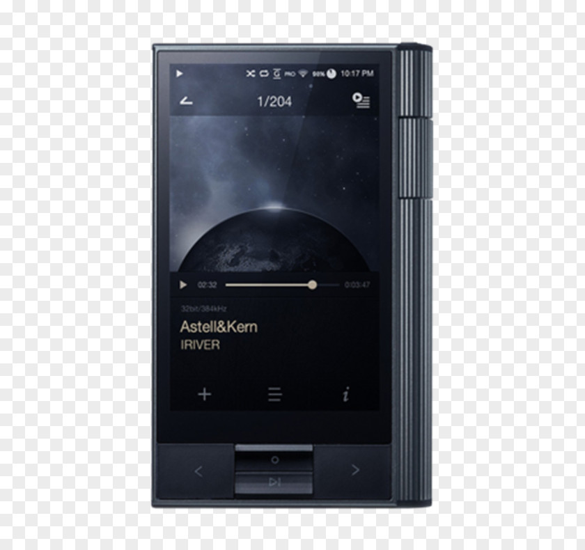 Digital Audio Astell&Kern Portable Player MP3 Media PNG