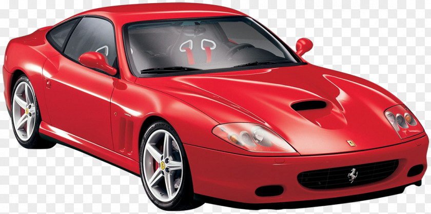 Ferrari 550 Maranello Sports Car PNG