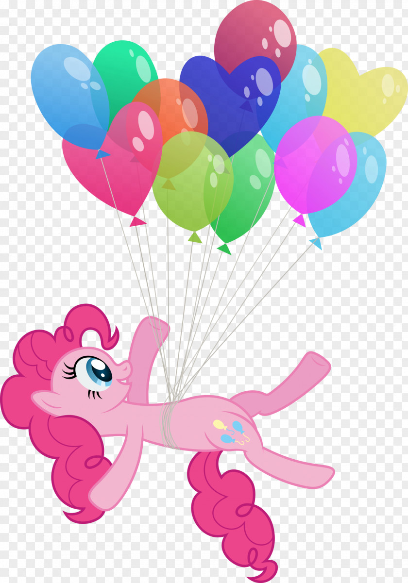 Floating Balloons Pinkie Pie Balloon DeviantArt Female Fan Art PNG