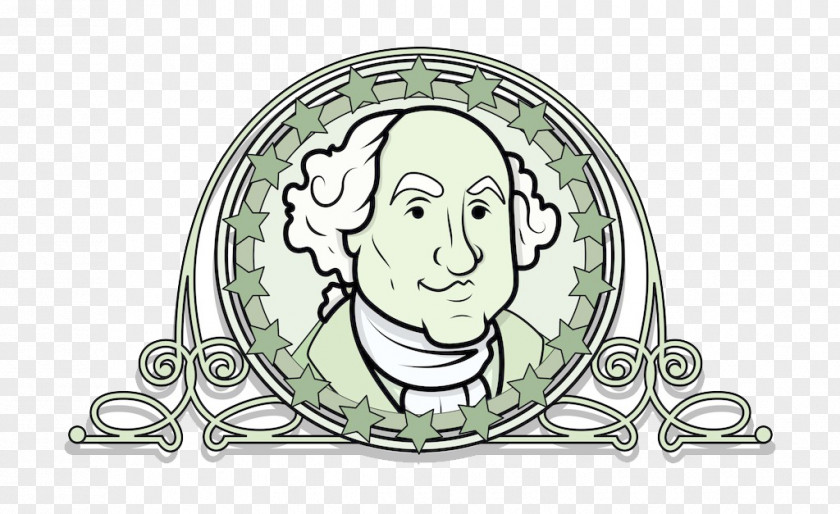 George Washington United States Lansdowne Portrait Illustration PNG