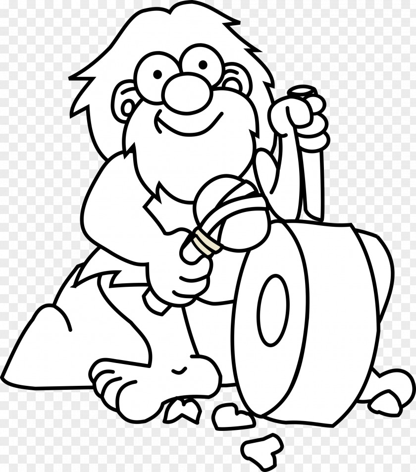 Caveman Paleolithic Neanderthal Invention Clip Art PNG