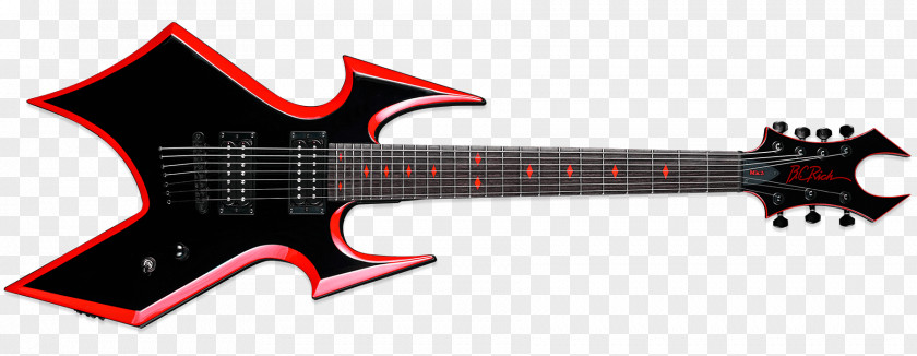 Guitar B.C. Rich Mockingbird Warlock Electric PNG