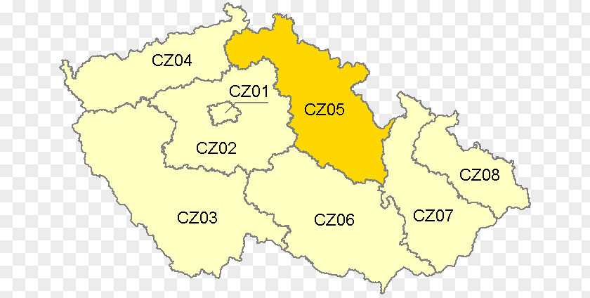 Map Prague Central Moravia Information Nomenclature Of Territorial Units For Statistics PNG