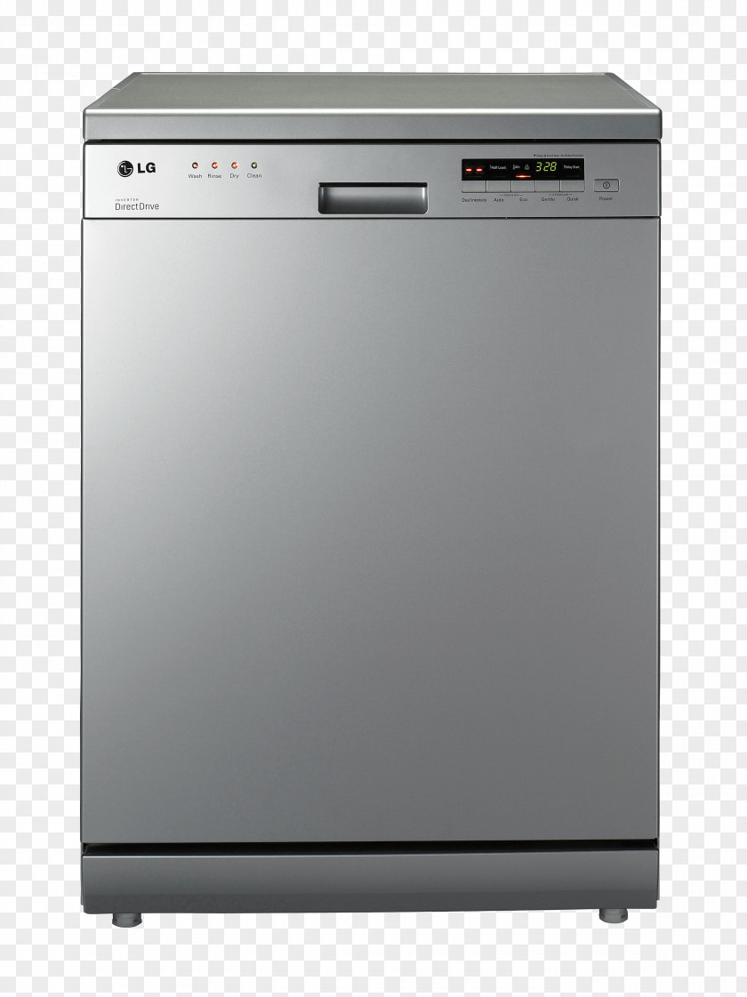 Siver Dishwasher LG Electronics Direct Drive Mechanism Corp Washing Machines PNG