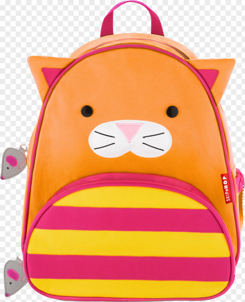 Skip Hop Zoo Little Kid Backpack Forget Me Not & Lunch Bag Set Pink Cat PNG