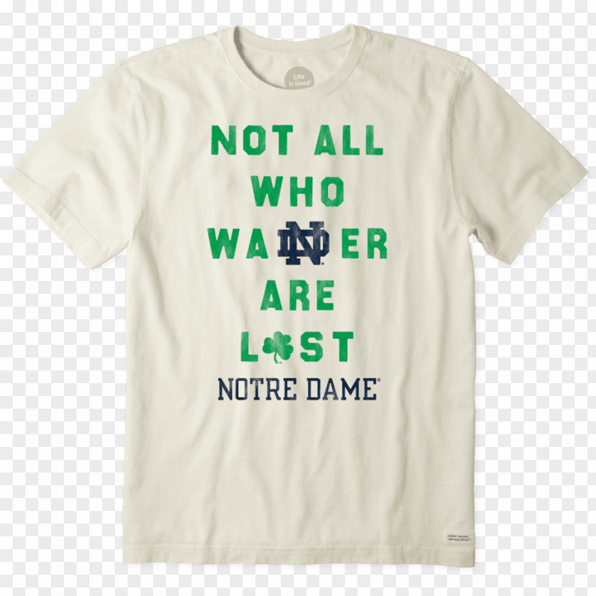 T-shirt University Of Notre Dame Fighting Irish Football Men's Basketball PNG