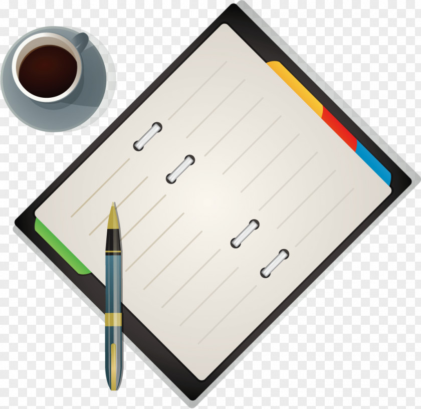 Vector Coffee Notebook Laptop Download App Store PNG
