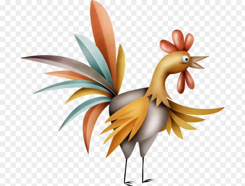 Cheval Watercolor Rooster Illustration Cartoon Image PNG