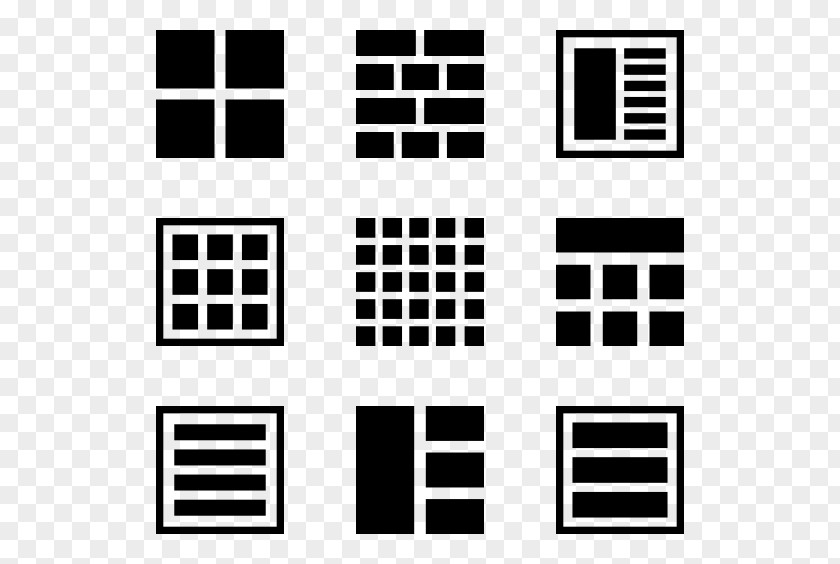 Page Layout Icon Design PNG