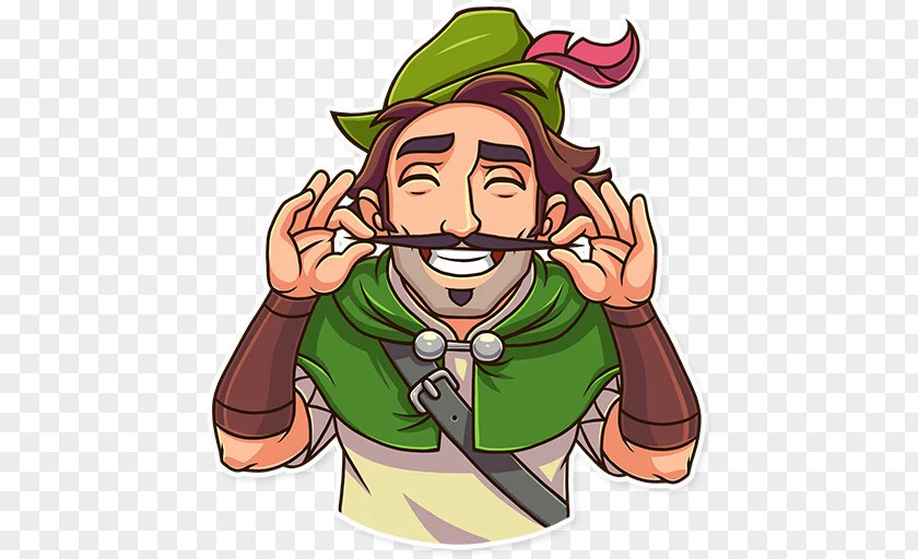 Robin Hood Telegram Sticker Social Media Network PNG