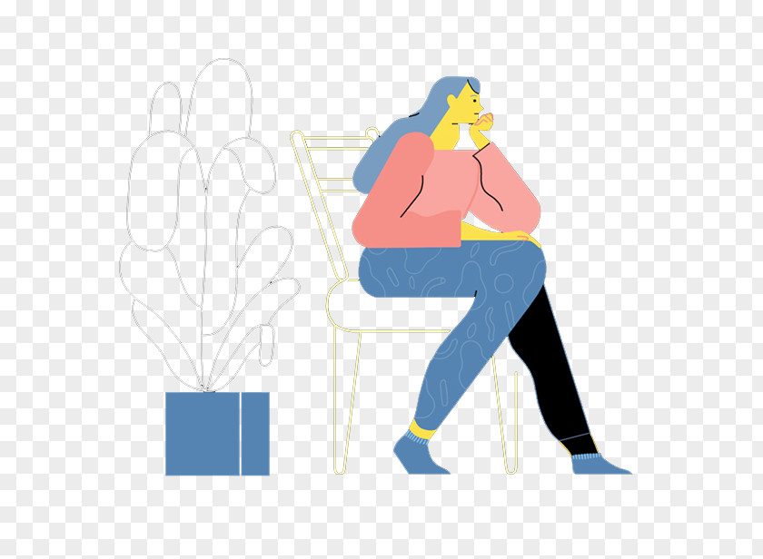 Seat With Woman Icon PNG