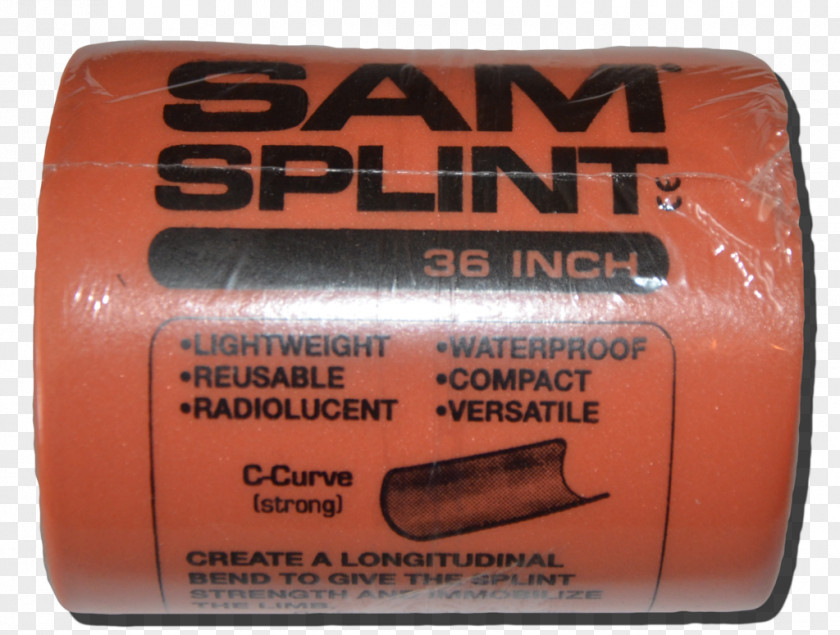 Splint SAM Medicine Blue Orange PNG