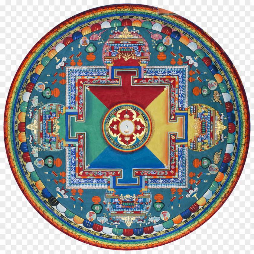 Buddhist Mandala Symmetry Descendants Pattern PNG