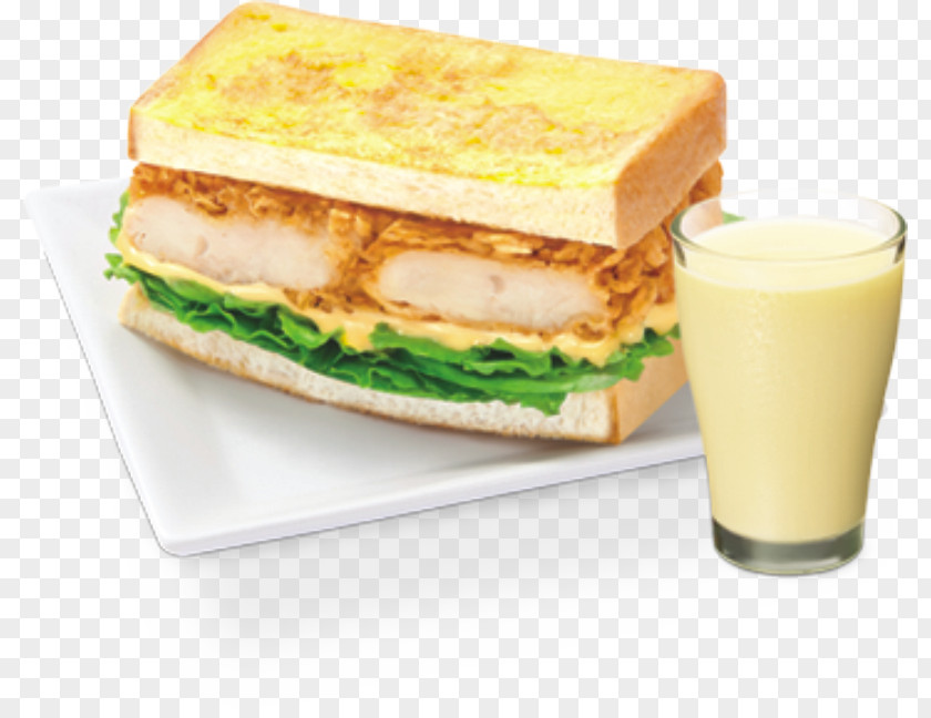 Cheese Chicken Sandwich Breakfast Milk PNG