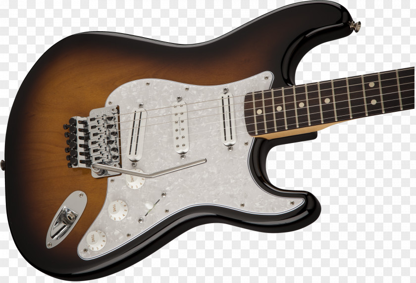 Electric Guitar Fender Stratocaster Sunburst Musical Instruments Corporation Elite PNG