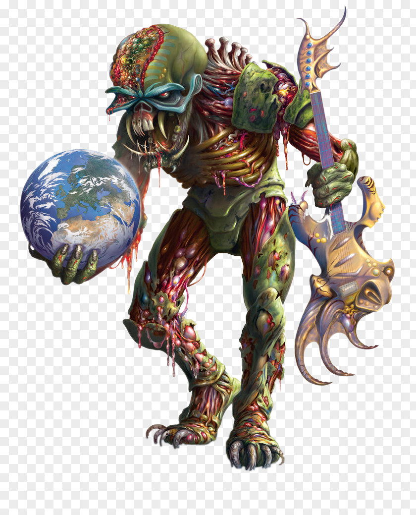 Flea The Final Frontier World Tour Iron Maiden Eddie PNG