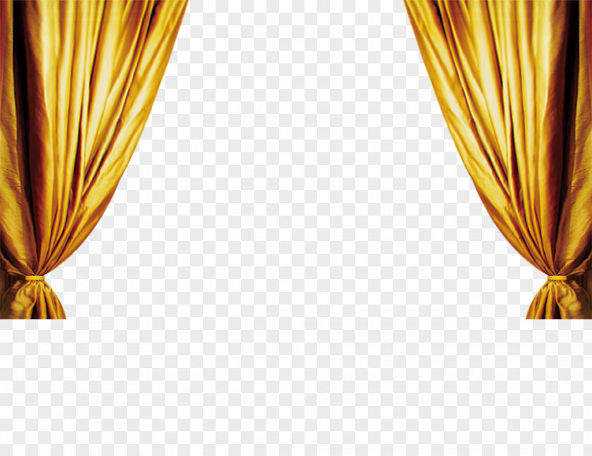 Gold Curtains Curtain Download Computer File PNG