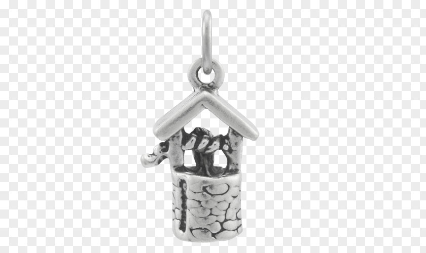 Silver Charms & Pendants Sterling Wishing Well Luck PNG
