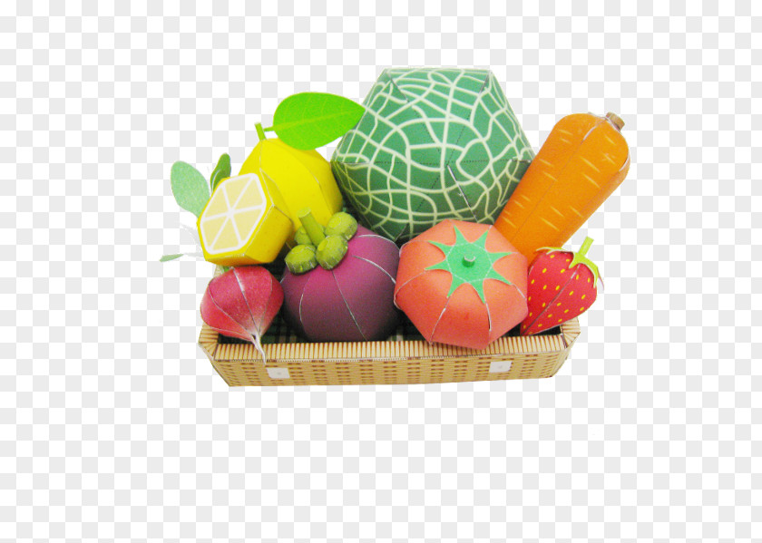 Vegetable Garden Card Fruit Paper Model Vegetarian Cuisine PNG