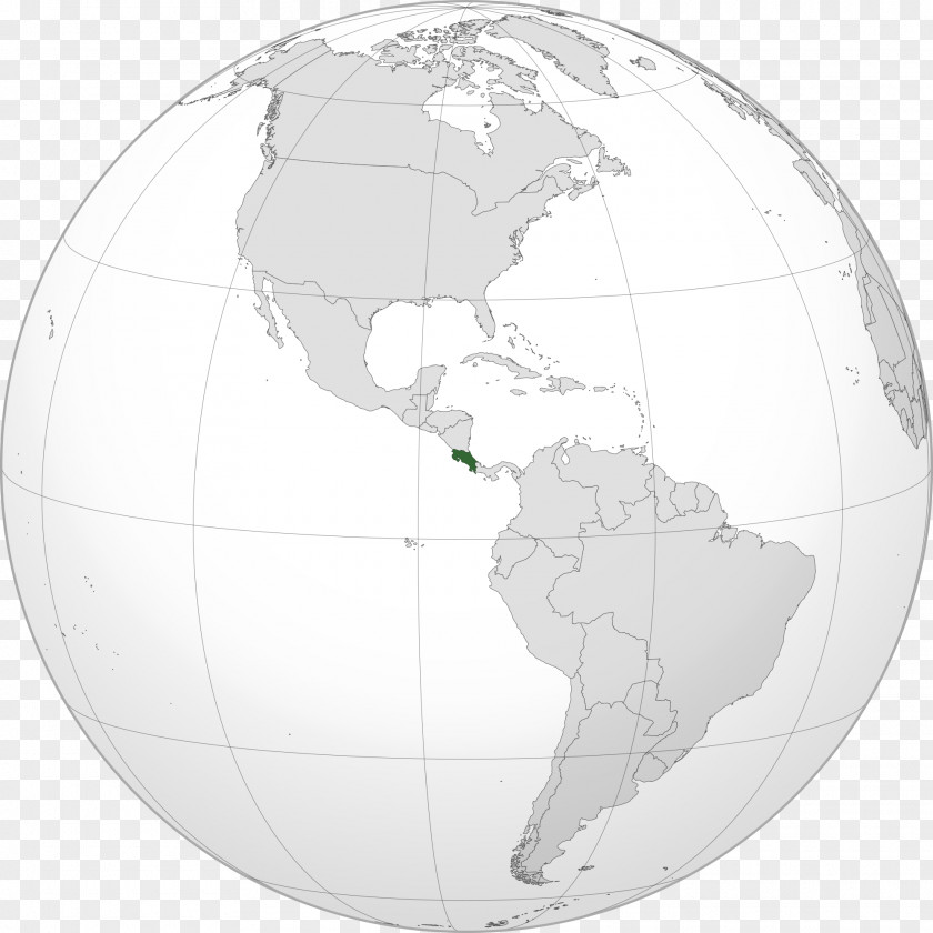 World Map Costa Rica Panama City Nicaragua PNG