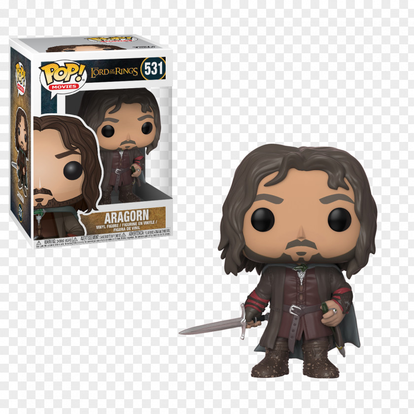Aragorn The Lord Of Rings Funko Designer Toy Isildur PNG