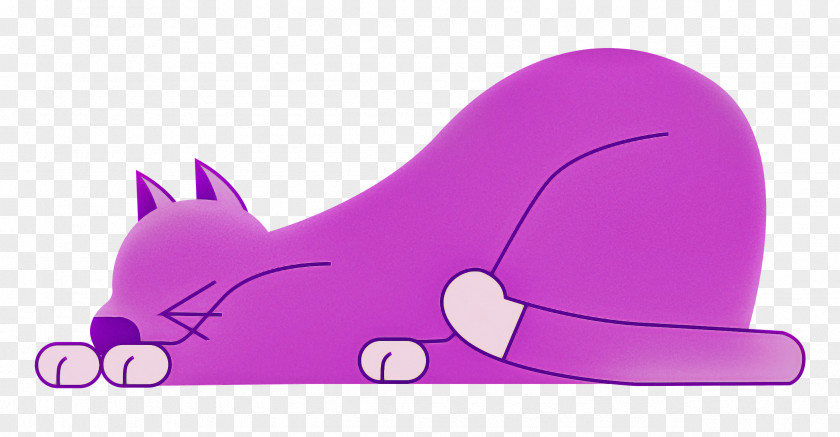 Cat Violet Character Dog Cartoon PNG