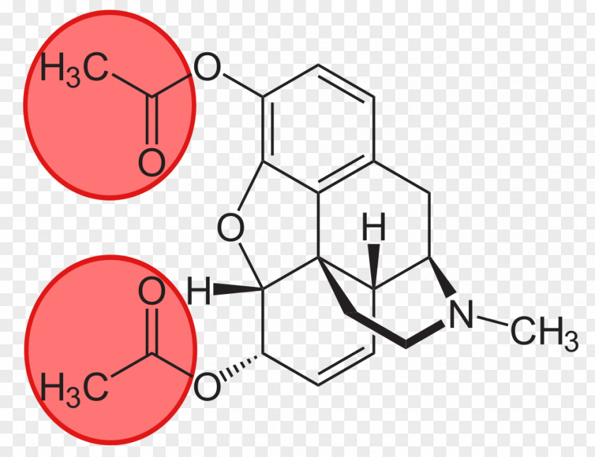 Heroine 6-Monoacetylmorphine Heroin Opioid Codeine PNG