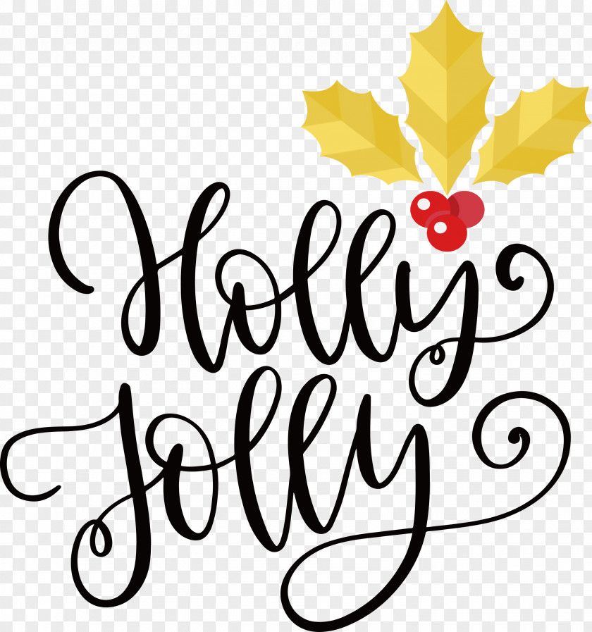 Holly Jolly Christmas PNG