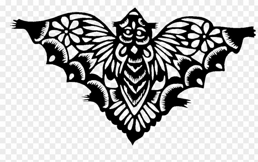 Black Bats Cut Paper Bat Papercutting PNG