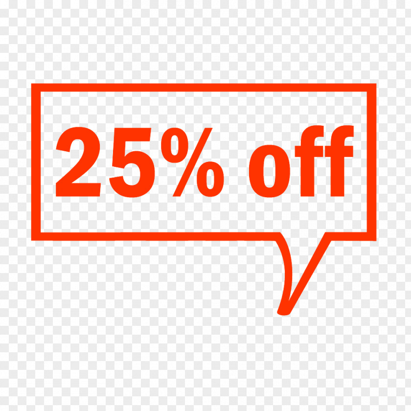 25% Off Tag. PNG