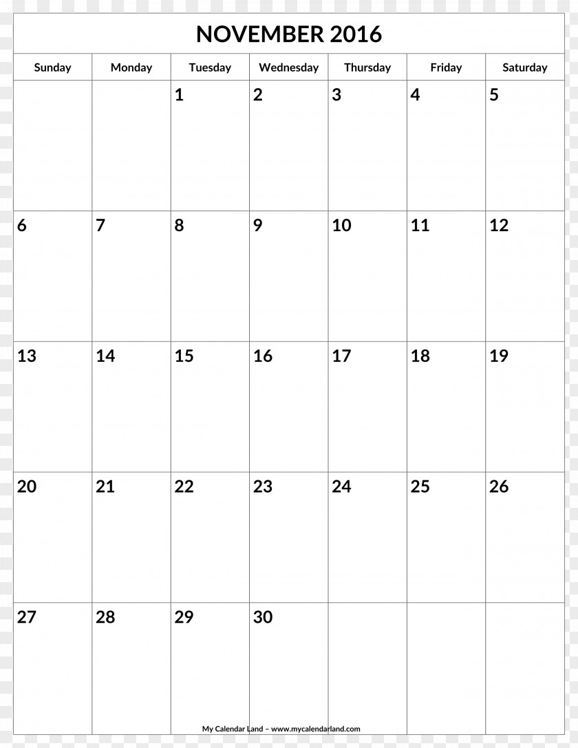 BLANK CALENDAR Calendar October Month 0 PNG