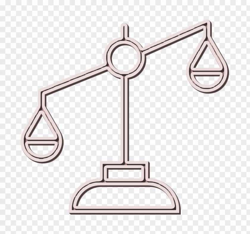 Business Icon Law Justice Scale PNG
