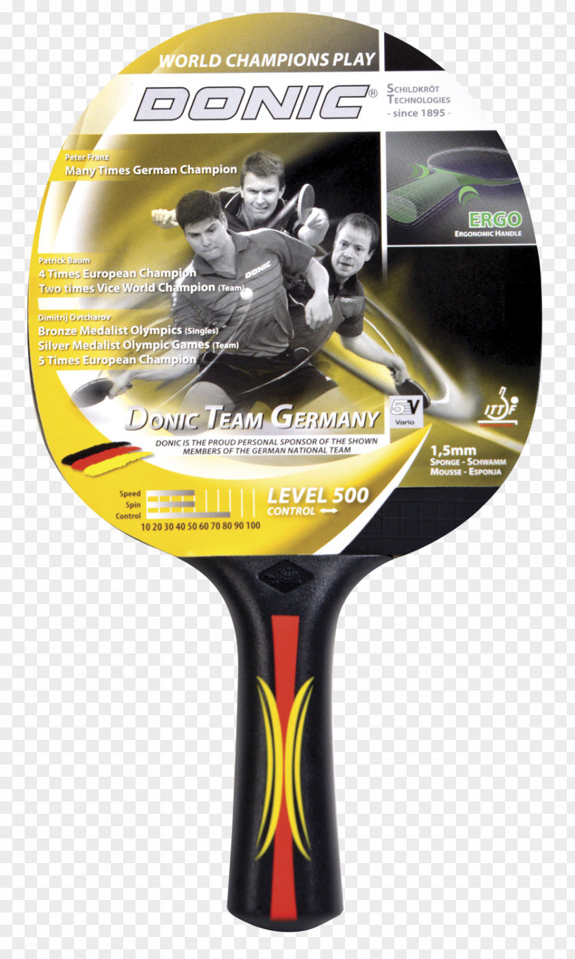 Ping Pong Racket Donic International Table Tennis Federation PNG