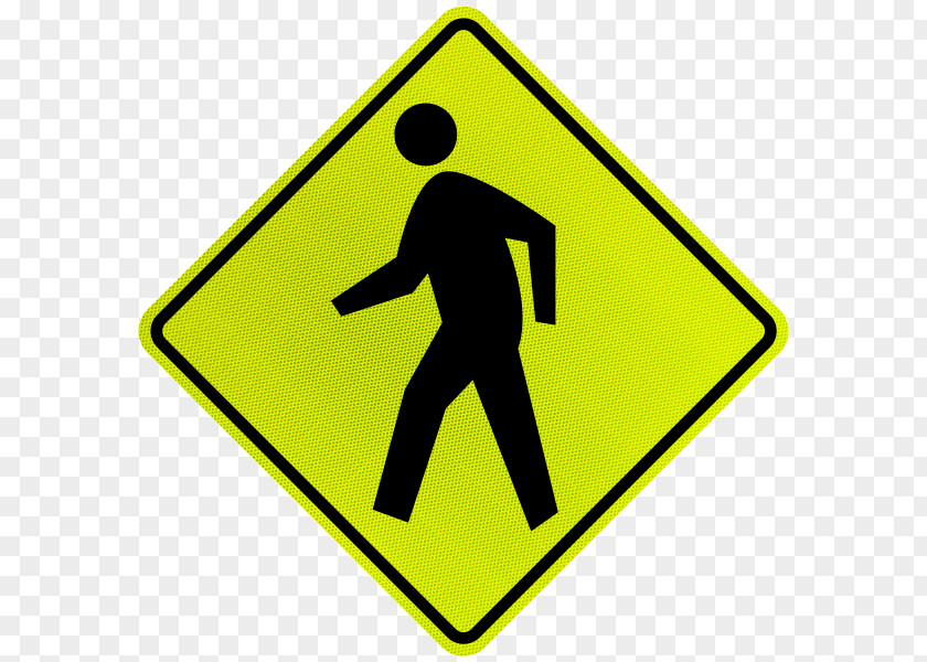 Safe Pedestrian Crossing Traffic Sign Warning Manual On Uniform Control Devices PNG