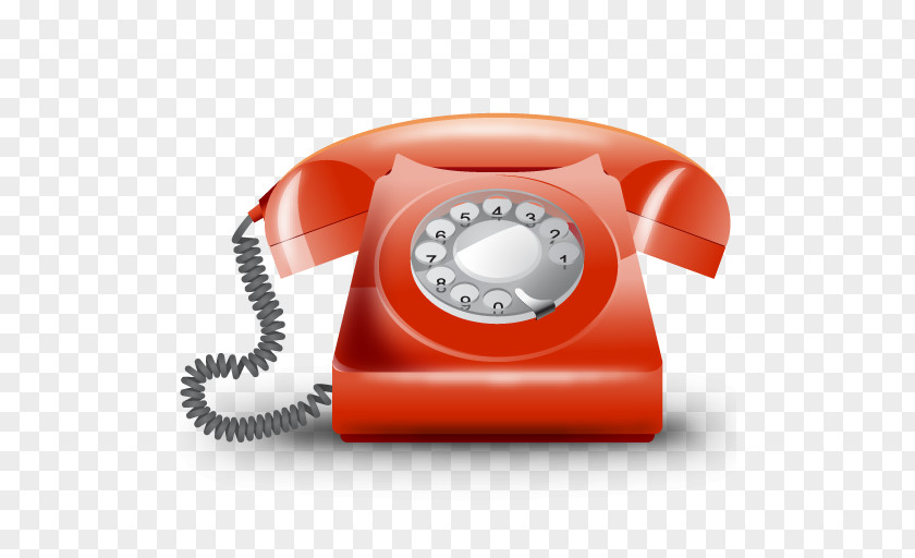 Telefono Telephone Telephony Orange PNG