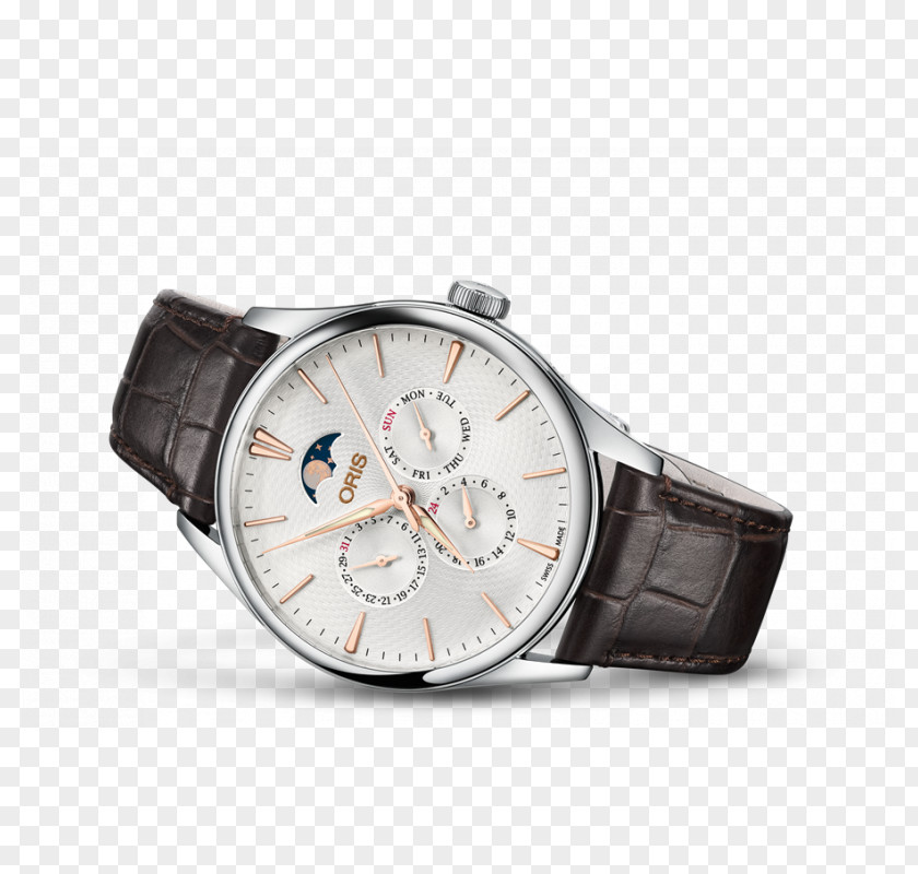 Watch Mechanical Oris Complication Chronometer PNG