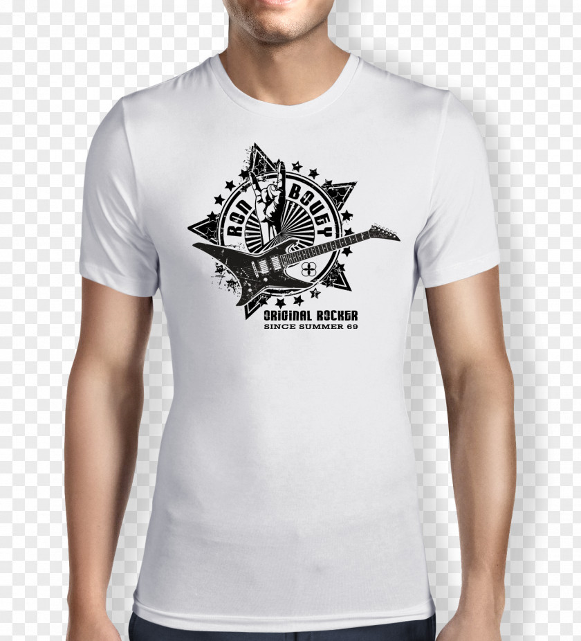 White T-shirt Design Clothing Sizes Gorillaz Rock PNG