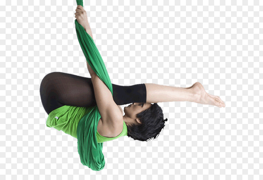 Aerial Silk Anti-gravity Yoga Exercise Stretching PNG