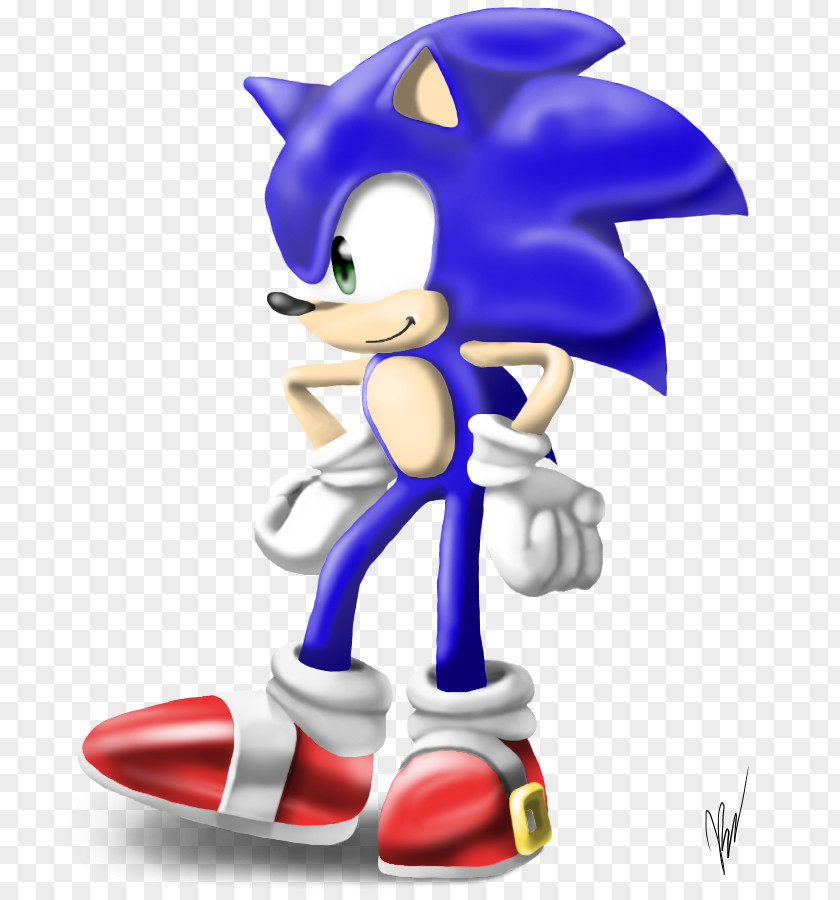 Ahem Watercolor Sonic The Hedgehog Soap Forces 3D Blast Shadow PNG