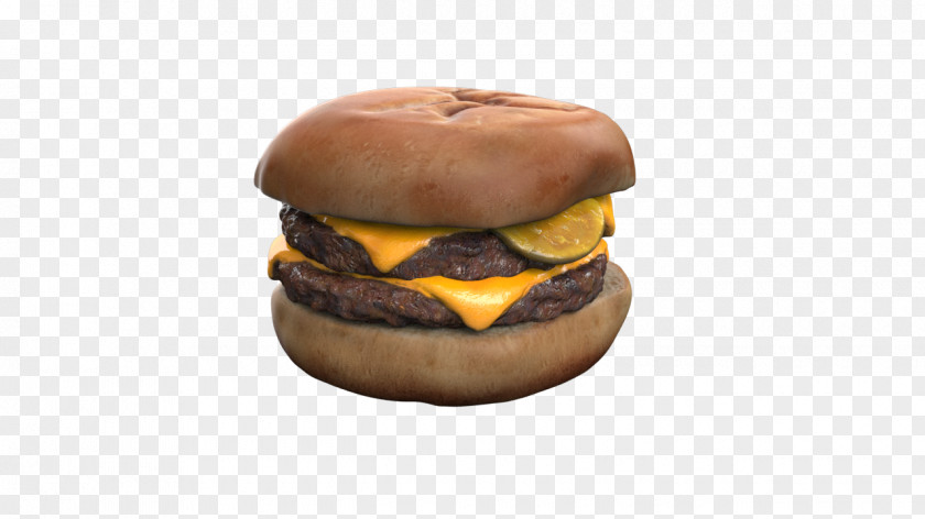 Breakfast Cheeseburger Slider Buffalo Burger Sandwich Fast Food PNG