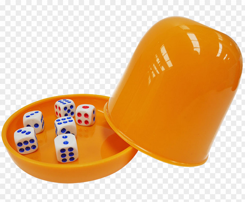Dice Cup Game Table-glass PNG